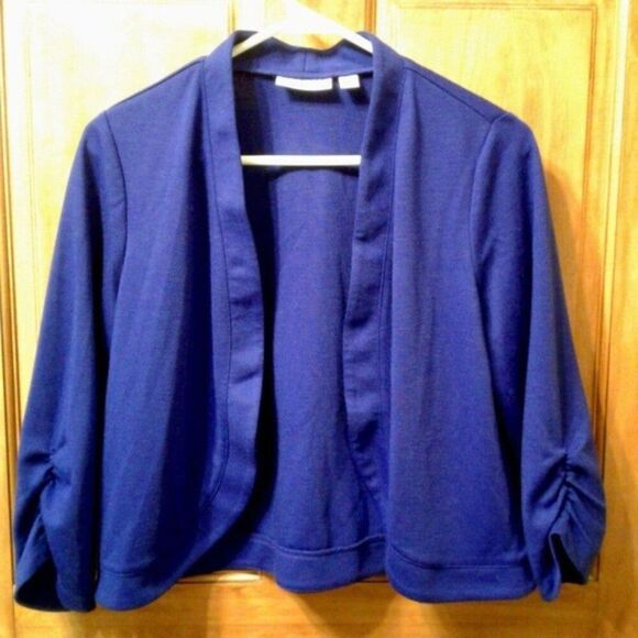 Susan Graver Purple Cardigan size XS - Picture 1 of 7